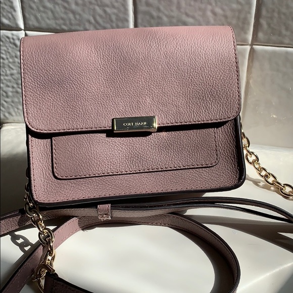 Cole Haan Handbags - 🍇NWT🍇COLE HAAN Piper Mini Flap Crossbody Mauve